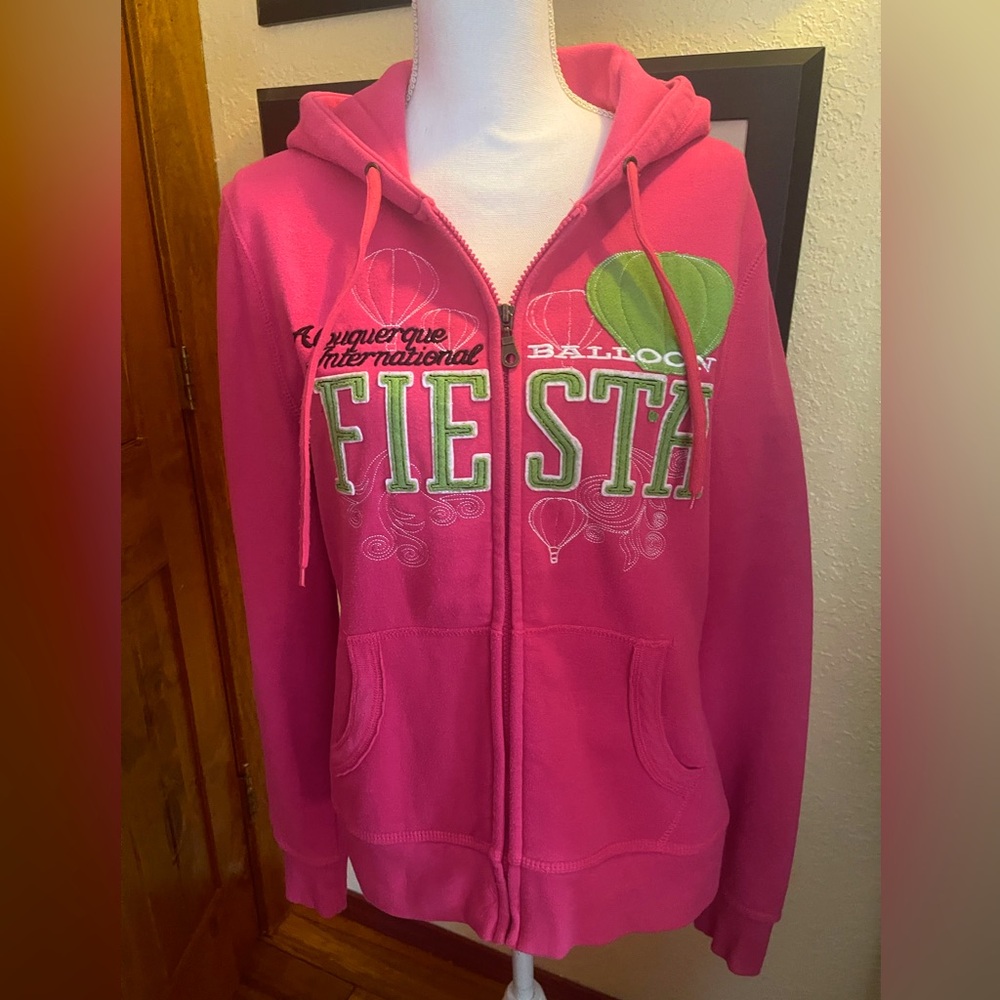 Albuquerque Balloon Fest Hooded Seatshirt Jacket Size Large